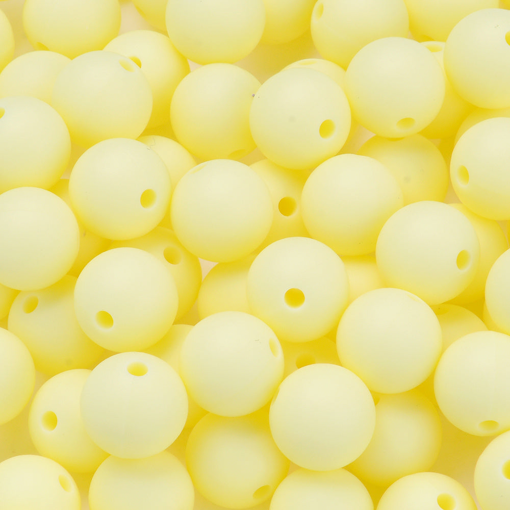 12 mm Round Silicone Beads