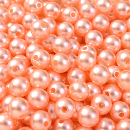 Colorful Imitation Pearl Acrylic Beads