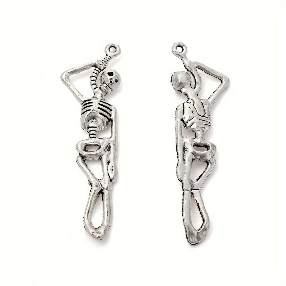 Ancient Silver Skull Alloy Pendants