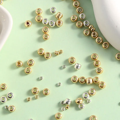 Gold and Silver Glass Seed Beads