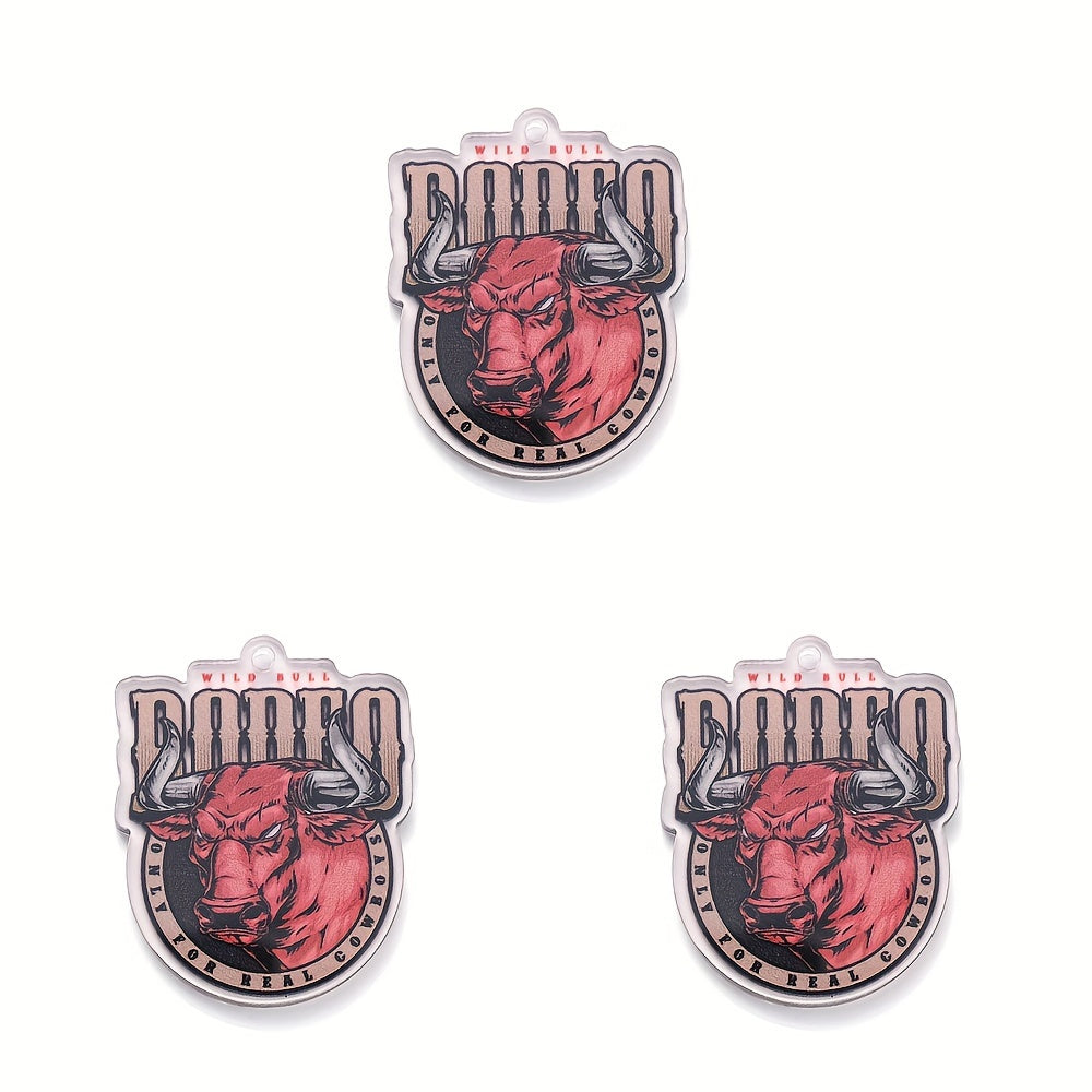 Cowboy Series Acrylic Charms