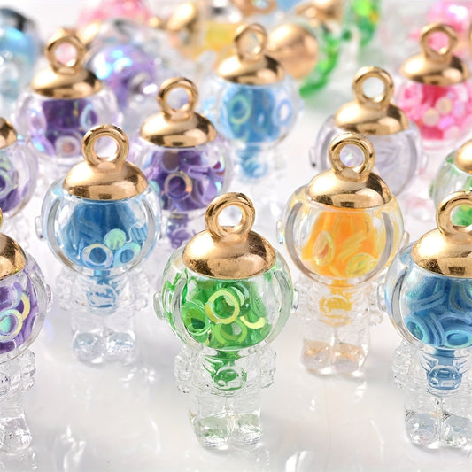 Astronaut AB Glass Ball Pendants