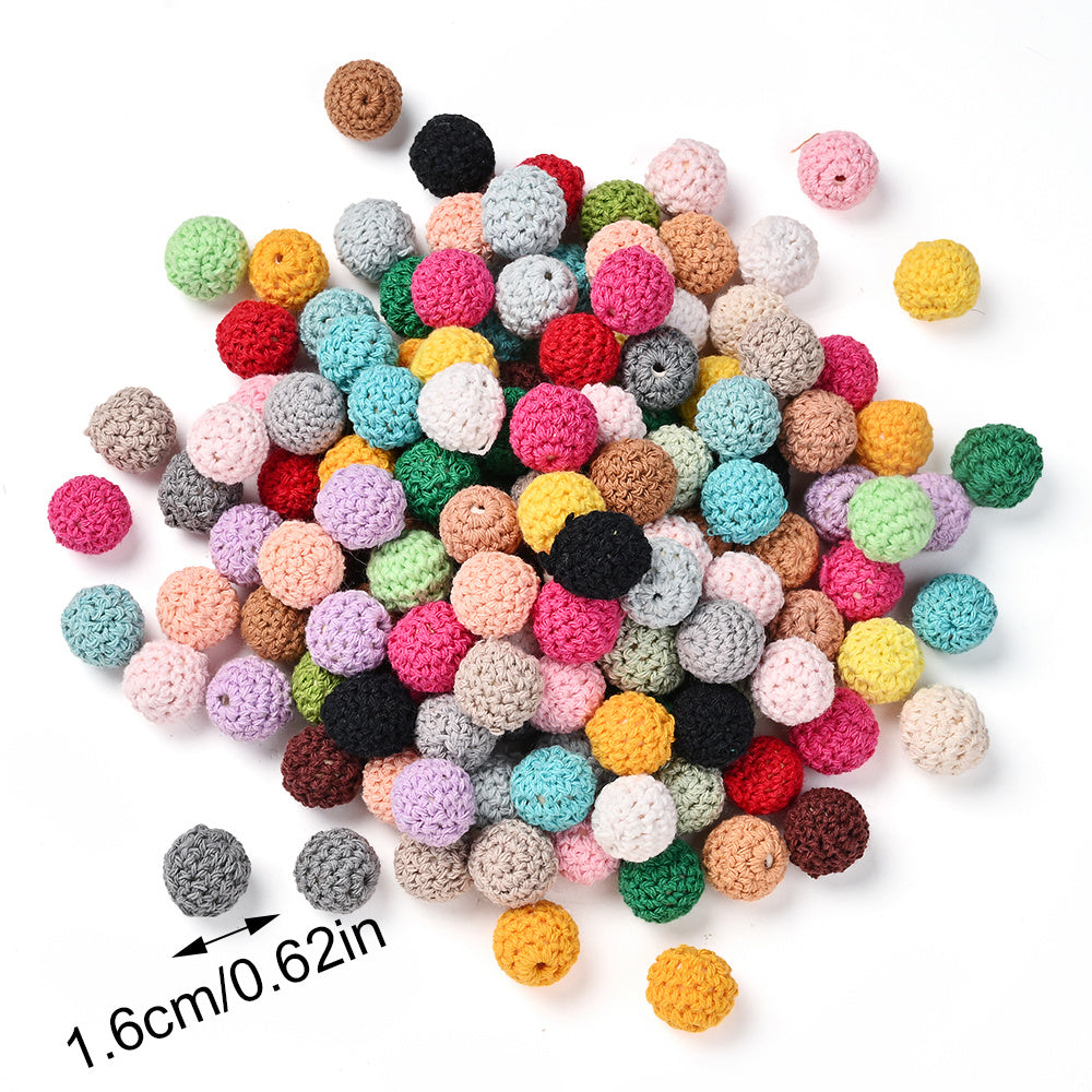 Colorful Mushroom Acrylic Beads