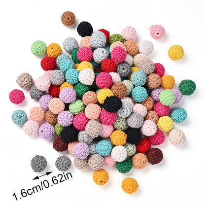 Colorful Mushroom Acrylic Beads