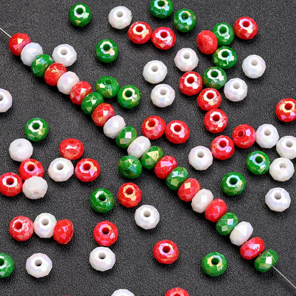 Christmas Acrylic Wheel Beads