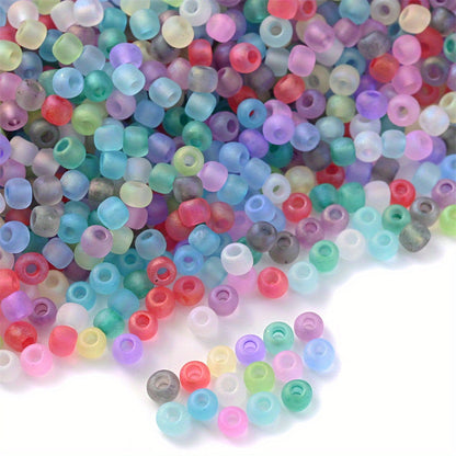 Colorful Frosted Seed Beads