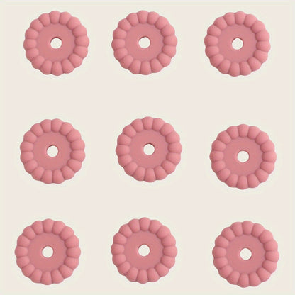 10pcs 12/15mm Silicone Disc Beads