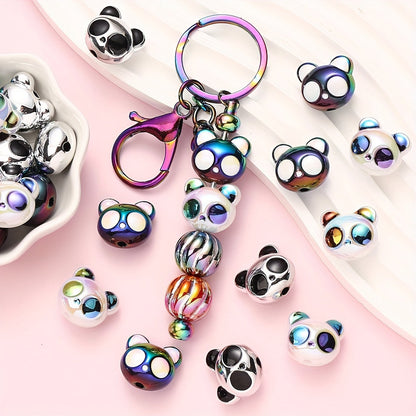 Panda Shape Acrylic Beads