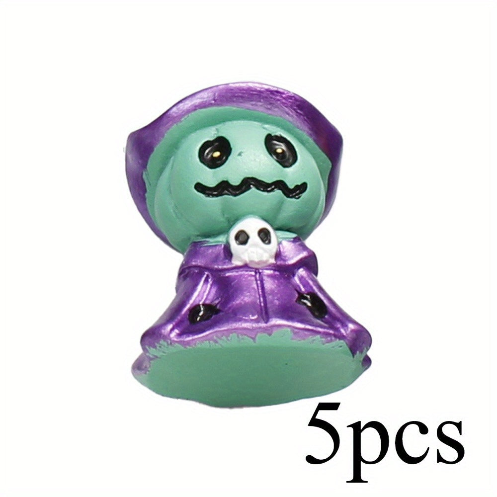 5-Piece Halloween Mini Resin Figurine Set
