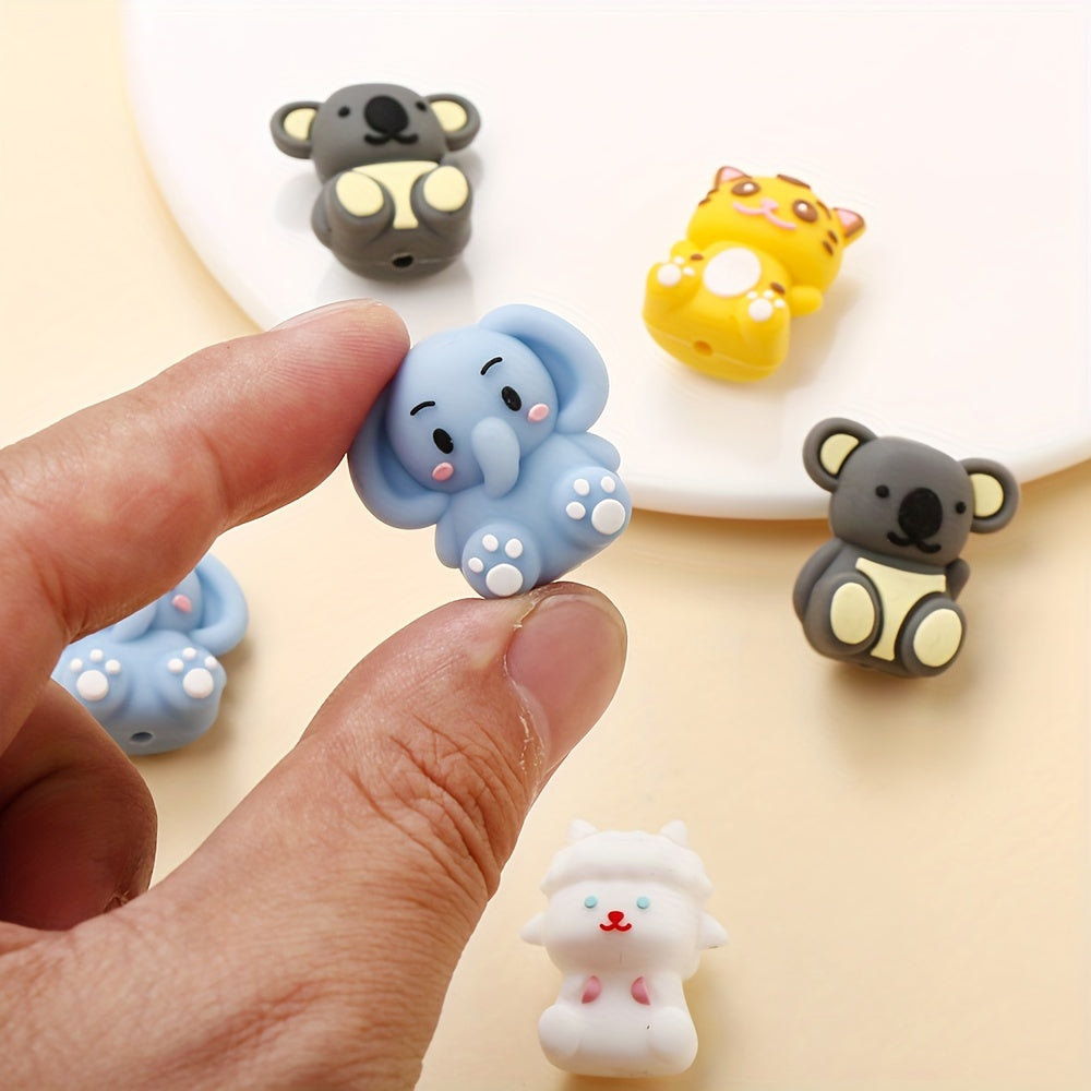 Animal Silicone Beads Set