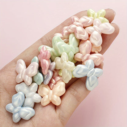 Macaron Butterfly Acrylic Beads