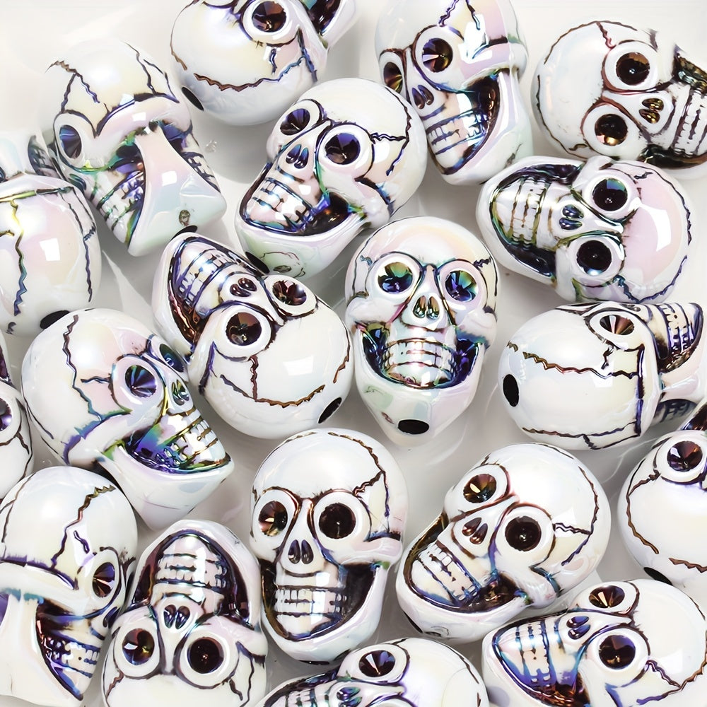 Skull Shaped Acrylic Beads