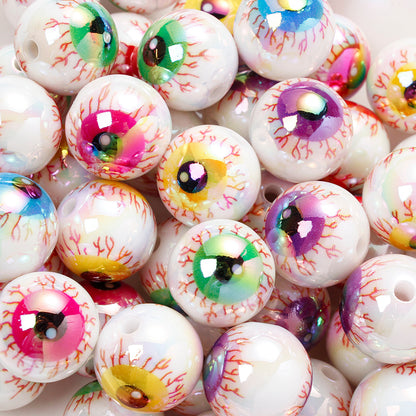 20pcs 16mm Acrylic Eyeball Beads