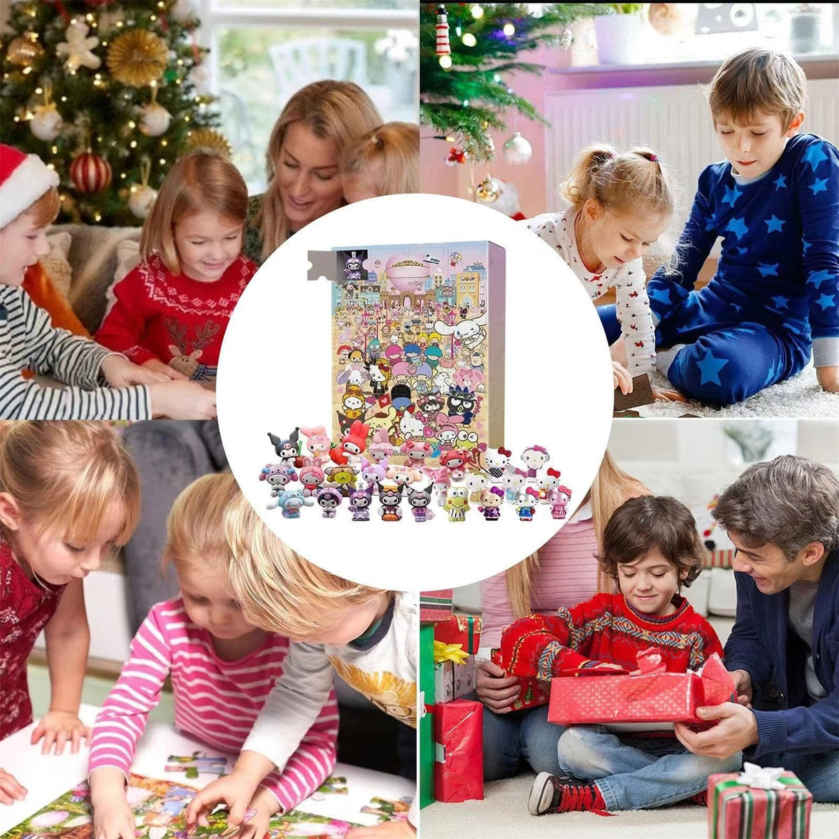 Anime Character Advent Countdown Keychain Box