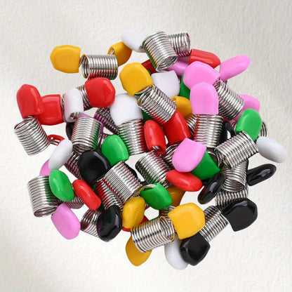 6-Piece 2-Size Bead Stopper & Jewelry Wire Clamps