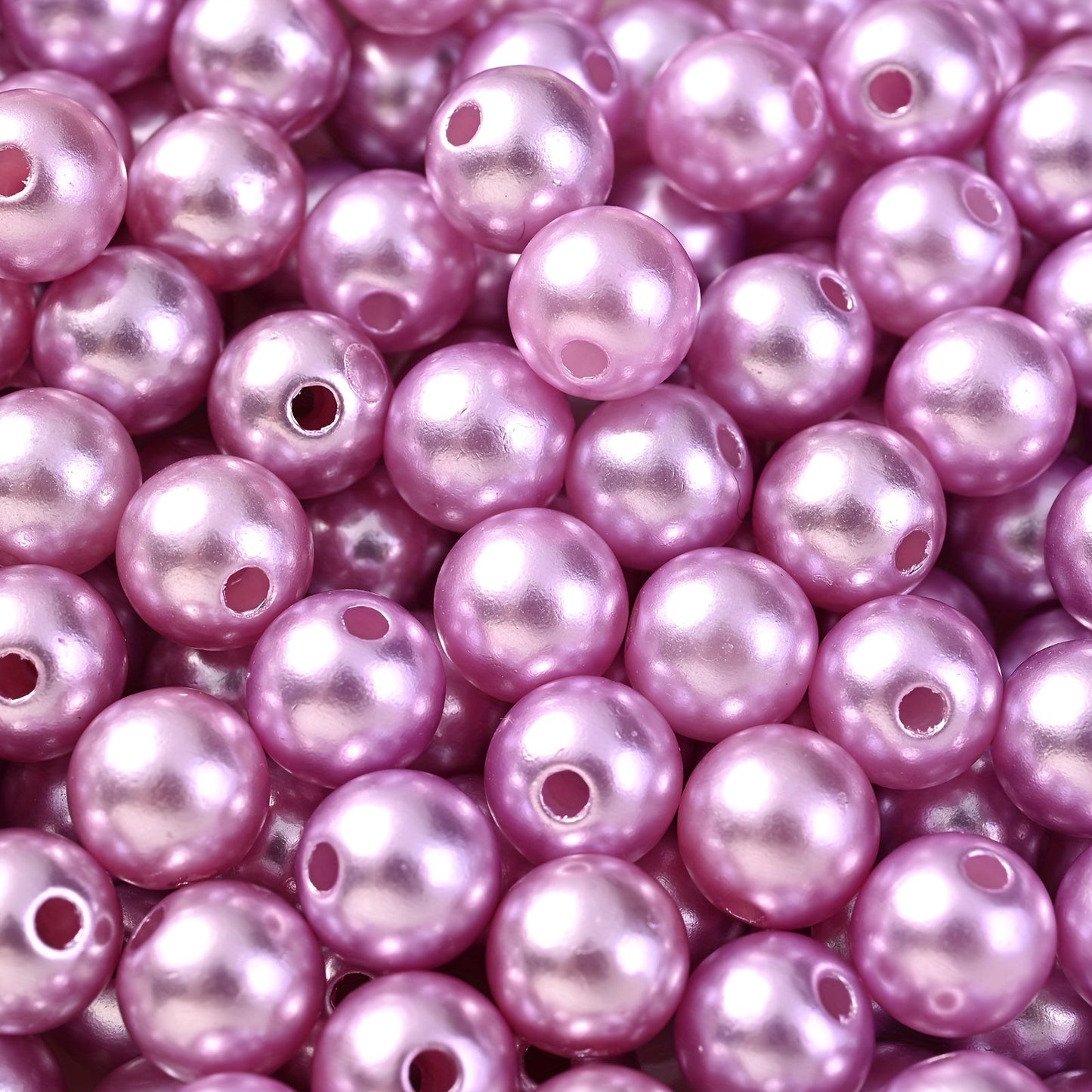 Colorful Imitation Pearl Acrylic Beads