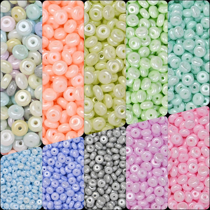 Golden Gradient Abacus Beads