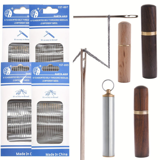 Stainless Steel Side-Threading Sewing Needle