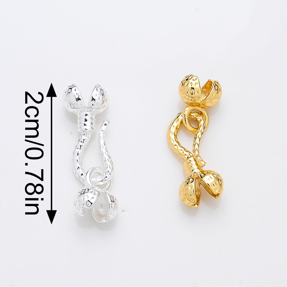 Gold Brass Fish Hook Clasps