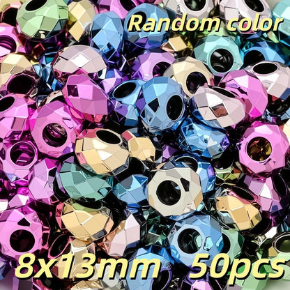 Acrylic Faceted Disco Ball Beads