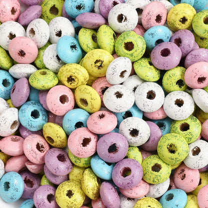 Sequined Abacus Wooden Beads