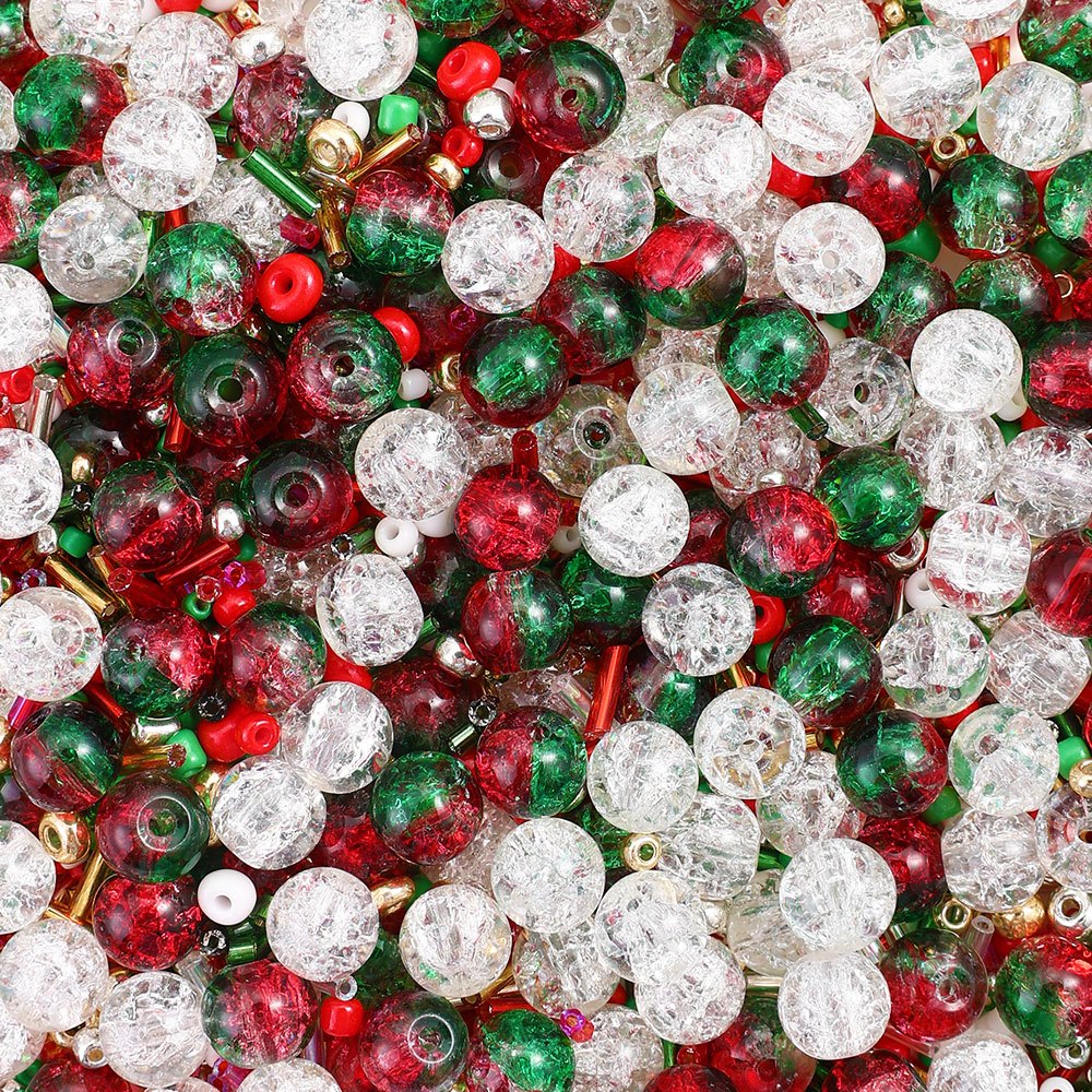 Christmas Mixed Acrylic Beads