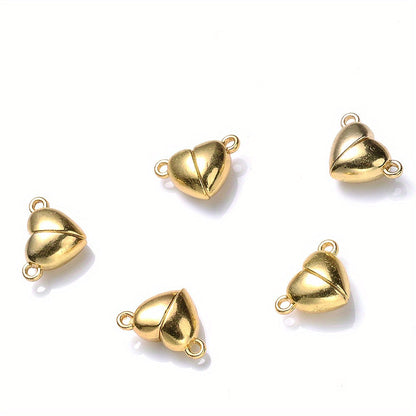 Mini Alloy Heart Magnetic Clasps