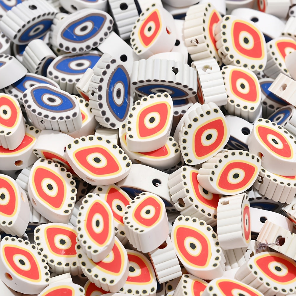 Evil Eye Polymer Clay Beads