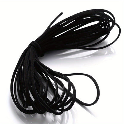 5m 2.5mm Flat Korean Velvet Cord for Jewelry Making