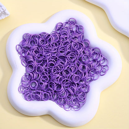 100-Piece 8 mm Alloy Double Open Jump Rings