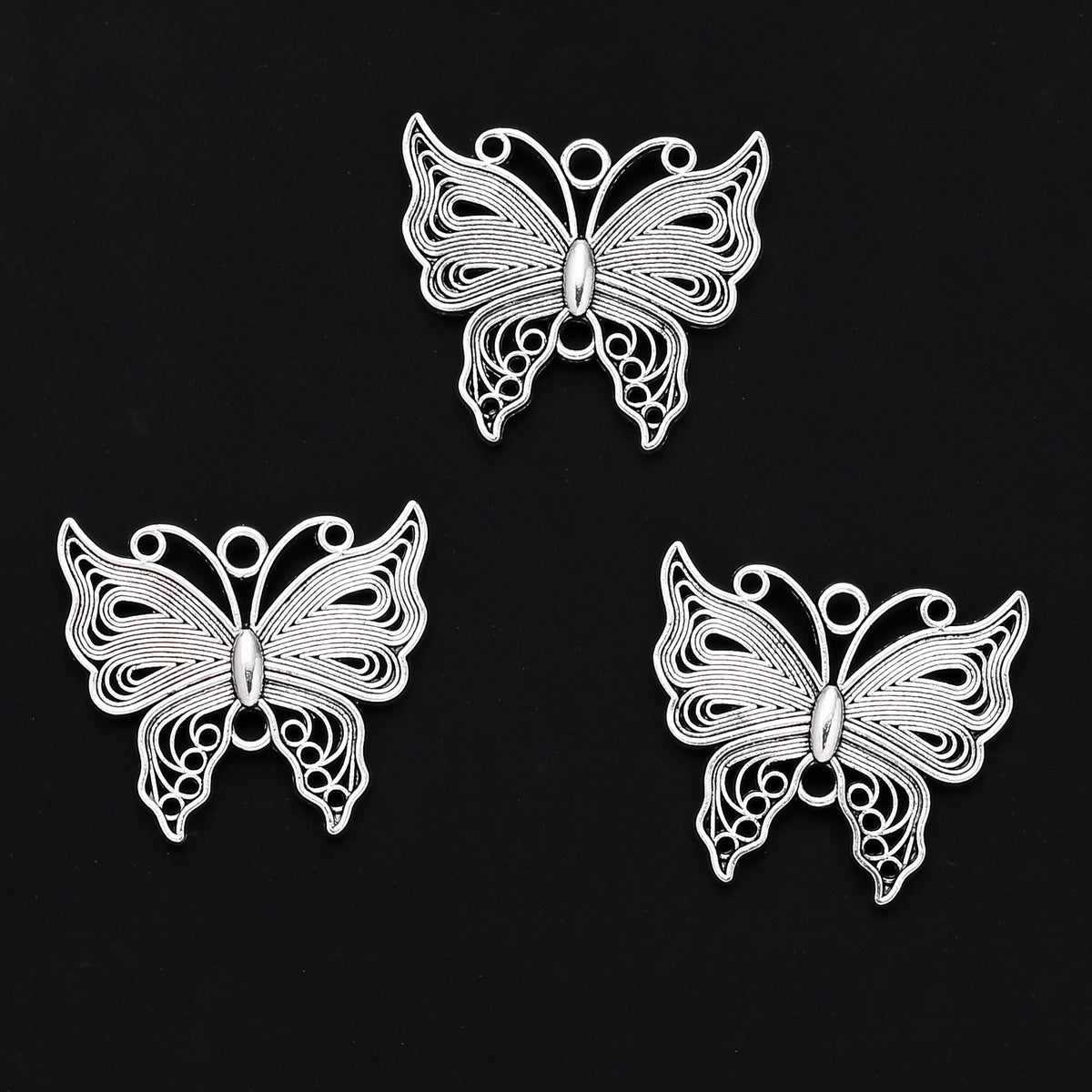 Vintage Butterfly Alloy Charms