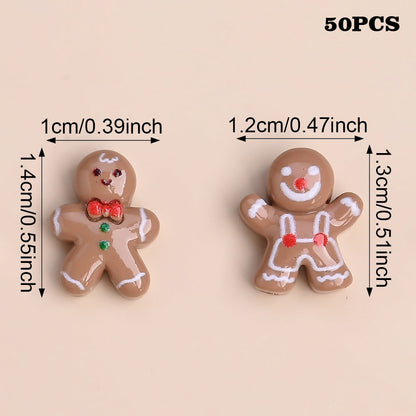 Christmas Resin Flatback Figurines