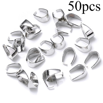 50-Piece Mini Seed Clasps for Jewelry Making