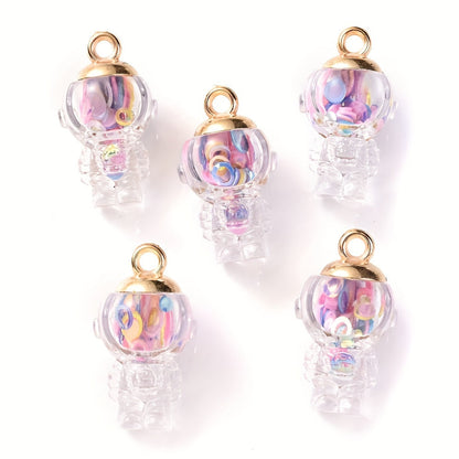 Astronaut AB Glass Ball Pendants