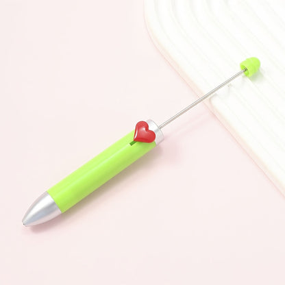 155x14 mm Creative Plastic Beaded Ballpoint Pen
