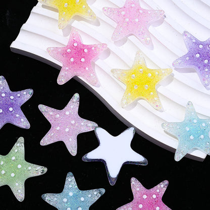 Five-Star Resin Patch Beads