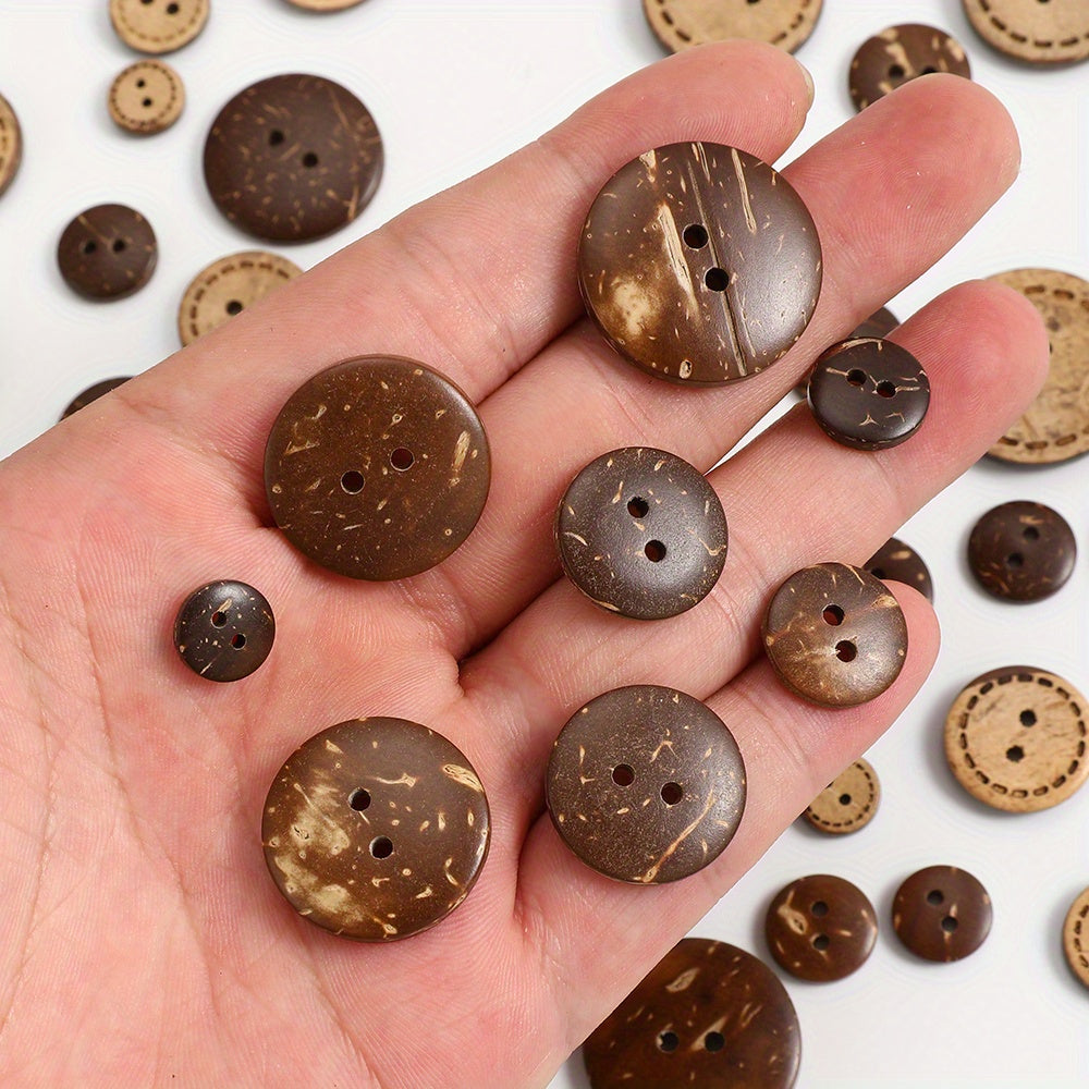 Natural Coconut Shell Buttons