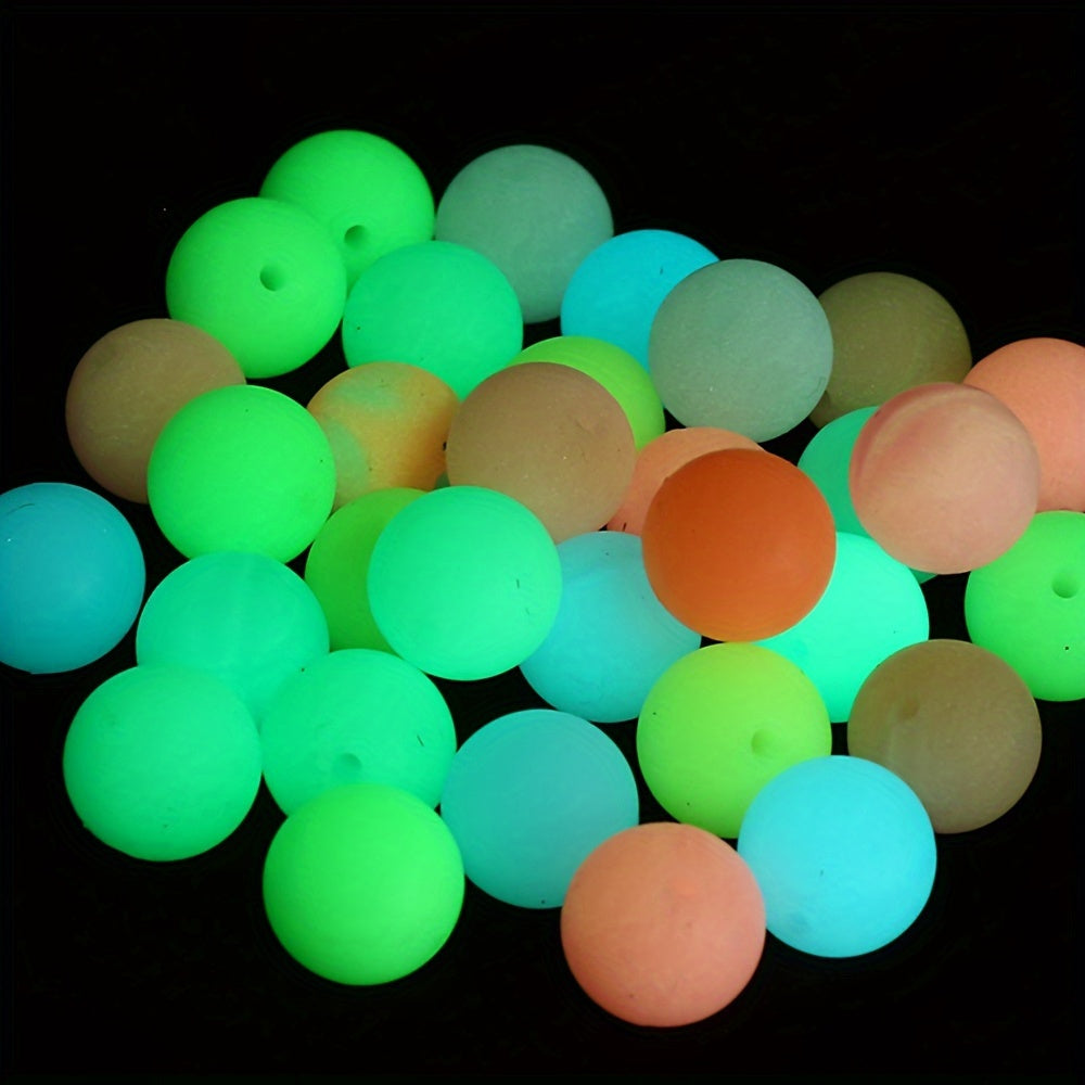 20pcs 15mm Round Silicone Luminous Beads