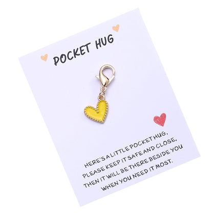 Heart Keychain with Thank You Card