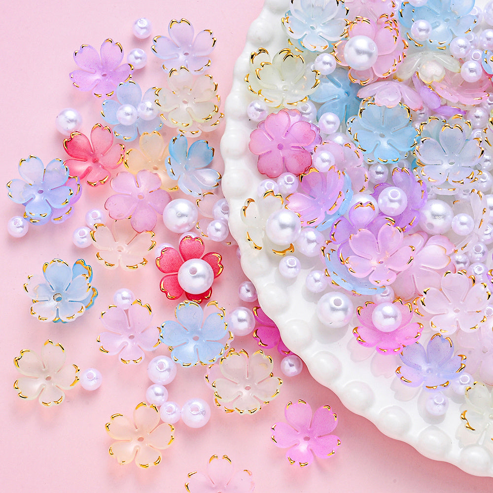 Cherry Blossom Acrylic Bead Kit