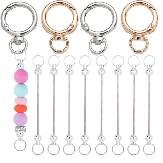 Round Circle Buckle Keychain Hooks
