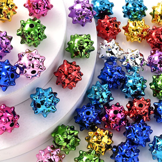 Colorful Acrylic Sea Urchin Beads
