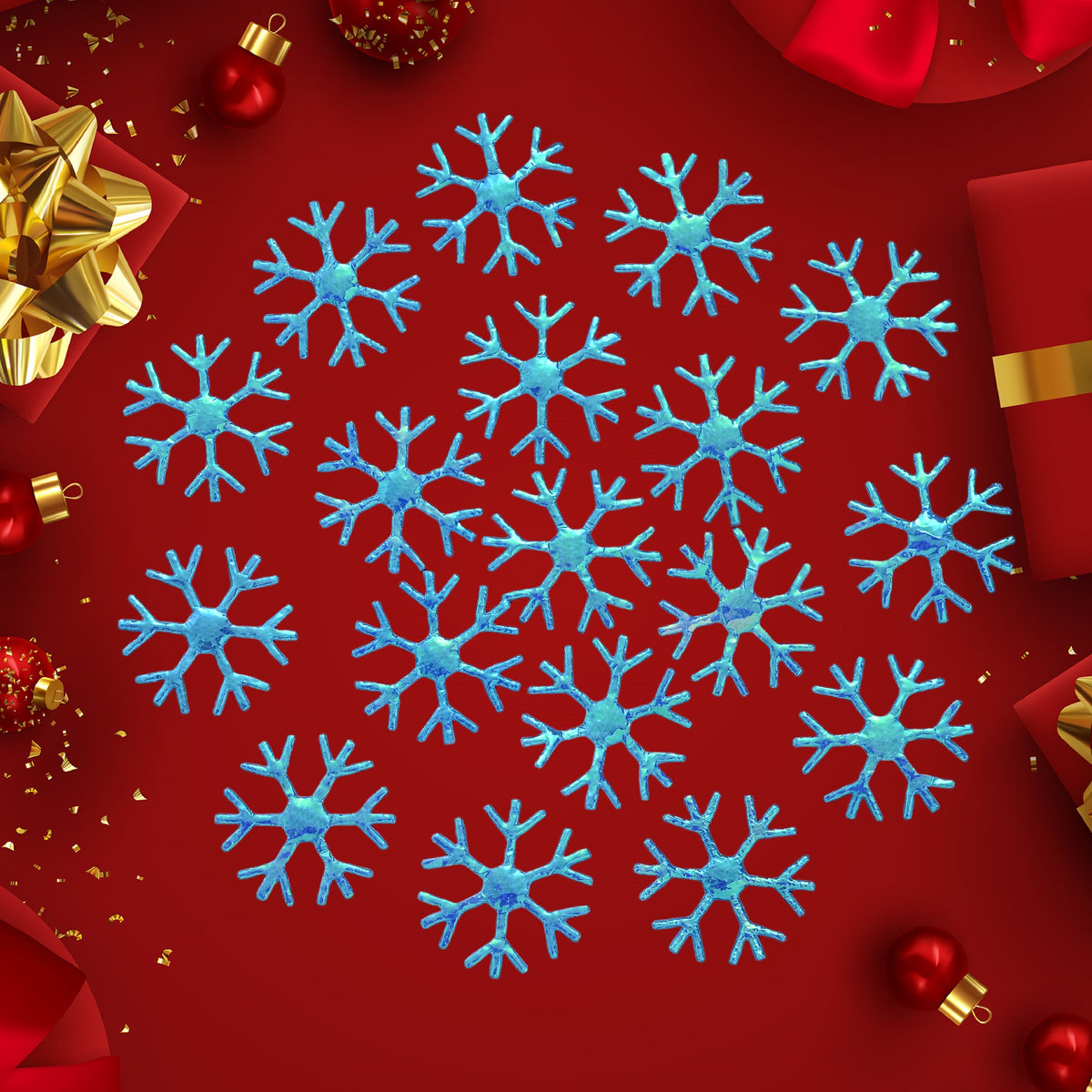 Christmas Snowflake Patches