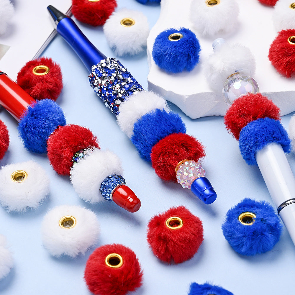 20pcs/set 20mm Independence Day Large Hole Beads