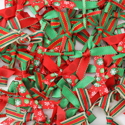 Christmas Mini Satin Ribbon Bows