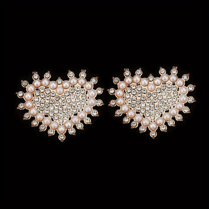 Stylish Acrylic Pearl and Rhinestone Flatback Embellishments