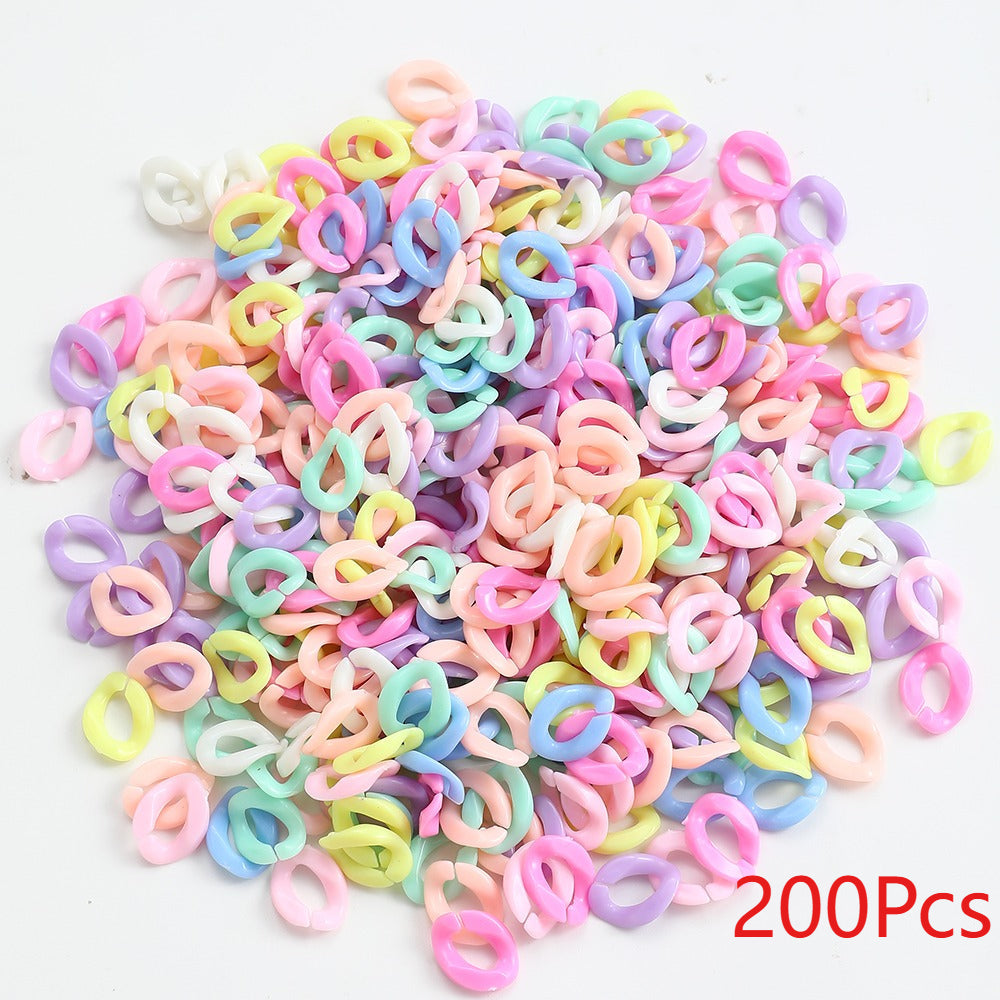 Solid Color Acrylic Chain Clasps