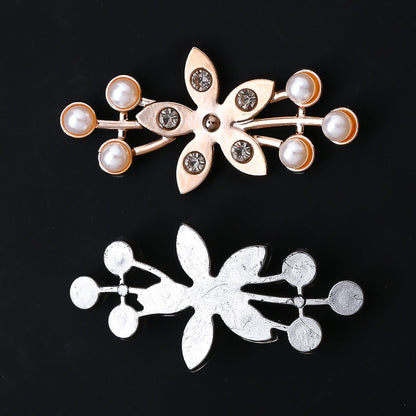 25x44 mm Rose Gold Pearl Plastic Patches