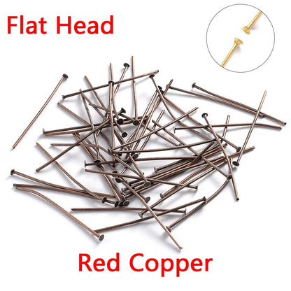 Metal Flat Head Pins