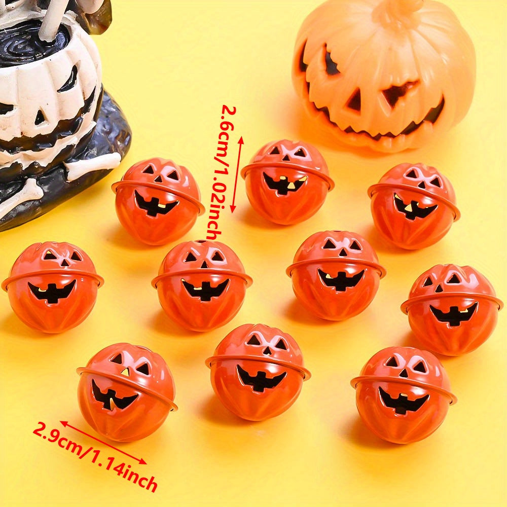 Orange Pumpkin Bell Pendants